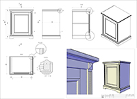 3D моделирование мебели в AutoCad